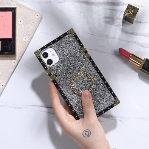 Luxury Rhinestone Phone Case for Samsung A20e A10s M10 A20s A30 A50 A60 A70 M20 M30s A40s M21 M40 A10e Ring Bracket Back Cover