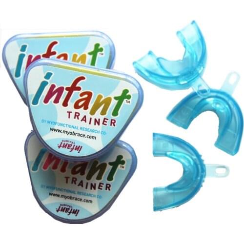 Infant MRC Childrens Orthodontic Trainer for ages 3-5/Australia Myobrace teeth trainer infant pink /Infant teeth trainer