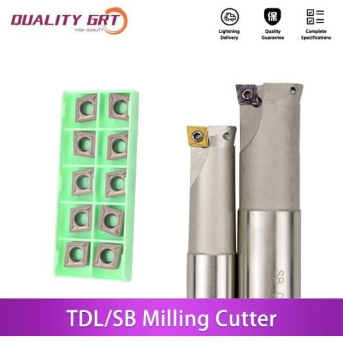 1set Q.Grt TDL/SB 120-280L Milling Cutter CCMT06/09 CNC Cutter Milling Tool Holder CNC Milling End Milling Chamfer Cutter