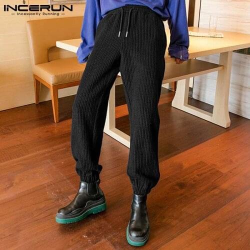 INCERUN Men's Knitted Trousers