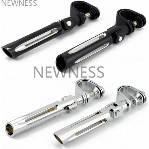 Motorcycle Highway Foot Pegs Clamp Crash Bar Engine Guard Highway Foot Peg Mounts Clamps Footrest For Harley 883 1200 cafe racer