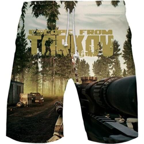 Escape From Tarkov 3D Board Shorts Men Summer New Quick Dry Beach Swimming Shorts Kids Short Pants Beach clothes