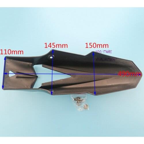 Newest Black Plastic Motorcycle Mudguards Fender Motocross Protector for Pit bike XR250 KLX250