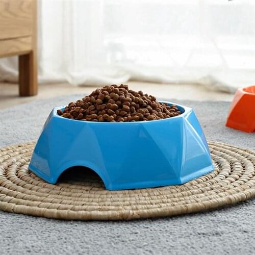 Single Plastic Pet Bowl Creative Dual-use Non-slip Cat Water Bowl Puppy Food Bowl Container Feeder cosas para perros Pet Product