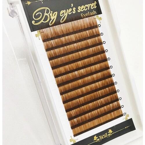 Professional False Brown Eyebrow Enhancer Straight Hair For Individual Permanent Eyelashes Extension Free Shipping