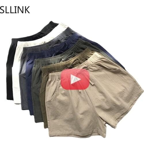 SLLINK Women's Cotton Shorts