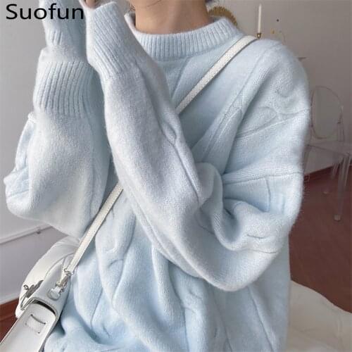 Женские свитера и кардиганы Suofun China At AliExpress