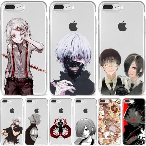 Japanese anime Tokyo Ghoul Japan Suave TPU Phone Case For iPhone XR XS 11 12 Mini Pro Max 10 7 8 6 6S SE Back Fundas Coque Cover