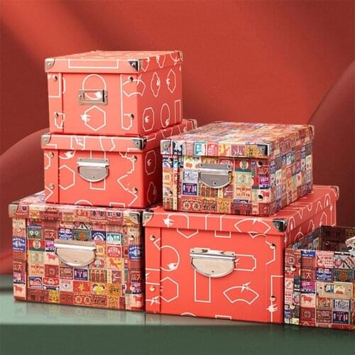 For The Home Bedroom Diy Assembly Storage Box with Cover For Underwear Toys Clothes Sundries Foldable Books Paper Organizer Box