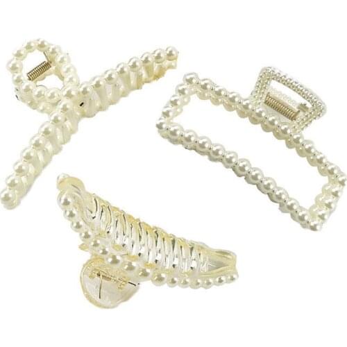 Woman Hair Claws Chic Barrettes Hairclips Hairpins Ladies Hairgrip Headwear Girls Ornaments Crab Hair Accessories