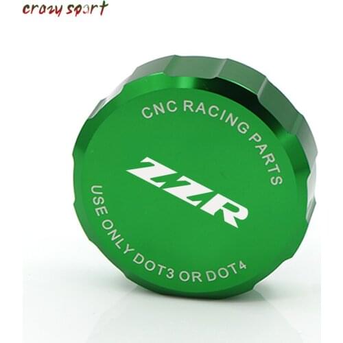 Motorcycle Parts For KAWASAKI ZZR1200 ZZR600 2002-2005 2004 ZZR 1200/600 Rear Brake Fluid Reservoir Cover Cap With Logo