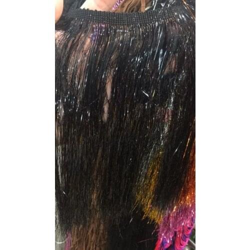 30 yards/bag SYJ-10292 rayon luxury tassel fringe 20cm width for decoration dress