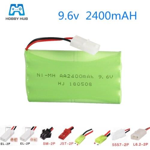 9.6V 2400mAh nimh AA Battery for Remote Control Toys Electric toy lighting facilities AA 9.6 v 2400 mah Rechargeable battery