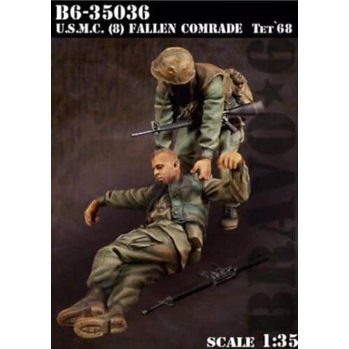 US Army Resin Soldiers Vietnam War Rescue Two-Person Kit 1：35