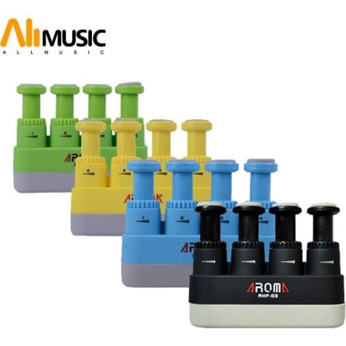 Aroma AHF-02 Hand Finger Exerciser Grip Trainer For Guitar Bass Hand Exerciser for Children (2 Lb to 3 Lb)