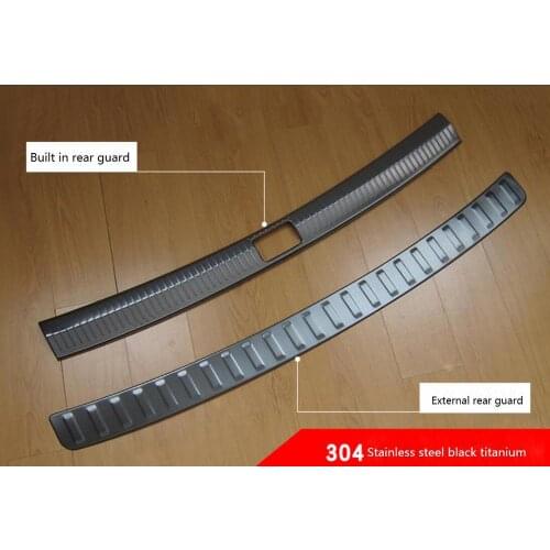 For Tiguan mk2 2017- 2021 Trunk Threshold Strip Stainless Steel Car Trim