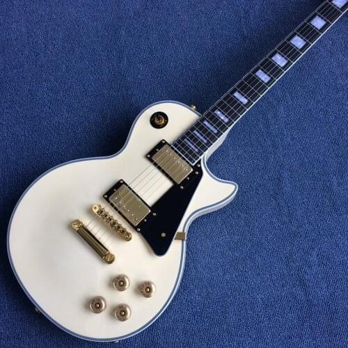 Electric guitar, Rosewood fingerboard,Black pickguard,Gold hardware tone-pro bridge, Mahogany body electric guitar,Free shipping