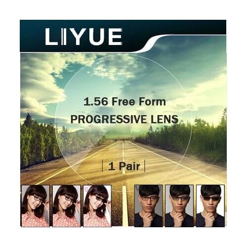 Transition free form progressive lenses index 1.56 photochromic progressive lenses wider focus angle multi-focus without line