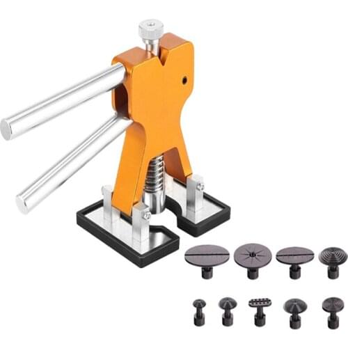 9pcs Auto body paintless indentation repair tool drawbench free sheet metal drawbench repair tool indentation