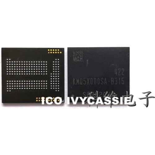 KMQ5X000SA-B315 eMMC EMCP UFS BGA221 Chip NAND Flash Memory IC 4GB 4+1 Soldered Ball Pins