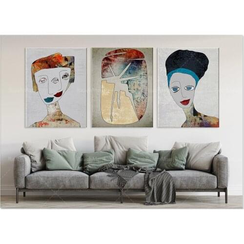 Minimalist Contemporary Art, Abstract Wall Art Print, Set of 3