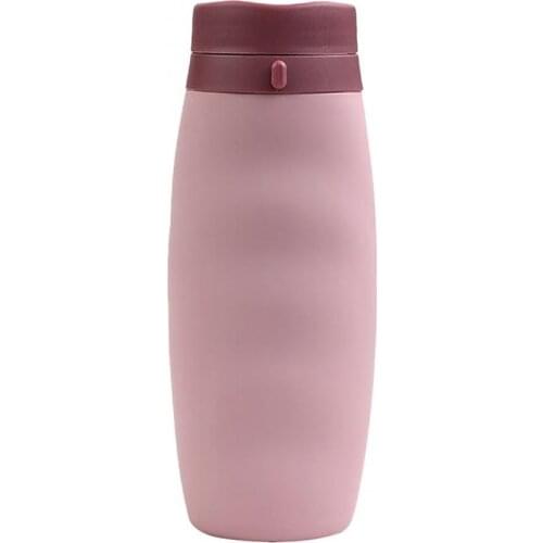 Portable Silicone Folding Water Bottle Drink Holder Outdoor Travel Hiking Outfit Water Bottle Drink