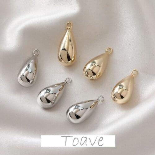 Copper-plated 14K gold-coated drop pendant diy earrings handmade necklace material basic accessories