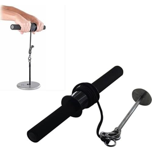 Premium Wrist Roller Anti-Slip Forearm Exerciser Curler Strength Muscle