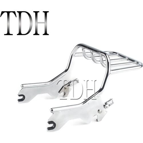 For Harley Softail Deluxe Heritage Classic Street Bob Motorcycle Detachable Rear Luggage Rack FLSL FXBB FXST FLDE FLHCS 2018