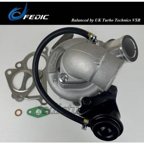 Turbocharger GT1749S 49135-04350 28200-42800 Turbine full turbo for Hyundai Grand Starex 1.5L 110HP Water cooled