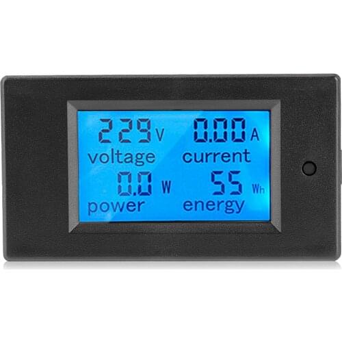 High Quality 100A AC 80~260V Digital Power Meter Monitor Voltage KWh Watt Voltmeter Ammeter Power Measurement Backlight