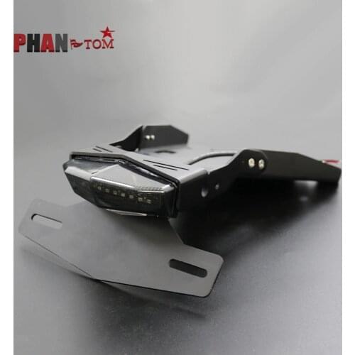 For BMW R NINE T 2014-2018 R9T Motorcycle Tail Mount License Plate Bracket Brake Rear Lamp Taillight