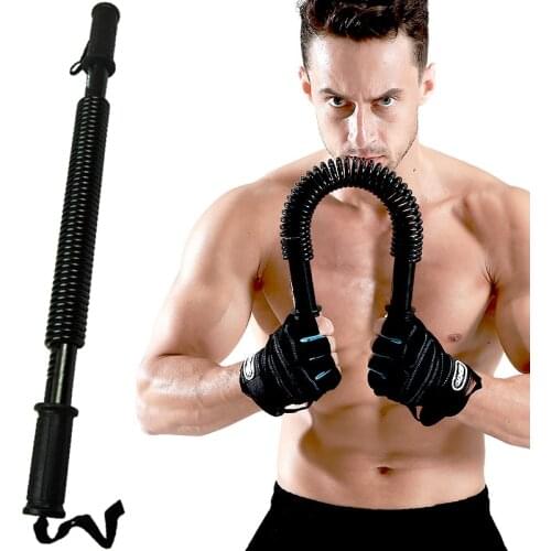 20- 60kg Spring Arm Force Hand Clip Arm Force Impactor Fitness Equipment Gym Expander Forearm Power Twist Exercise Arm Force