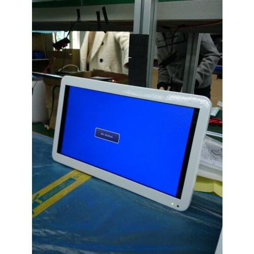18.5-inch metal frame wall mount android bus monitor 2 AV input ceiling display with Android4.4 O.S. 3G 4G GPS VGA HDMI USB SD