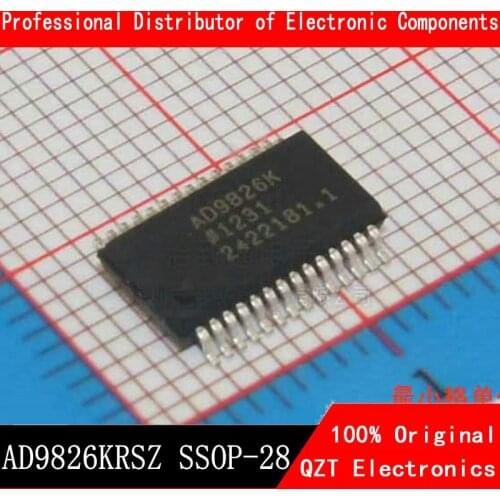 5pcs/lot AD9826KRSZ AD9826KRS AD9826 SSOP28 new and original In Stock