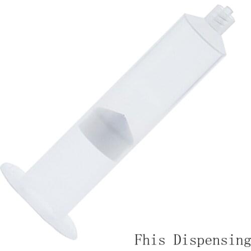 American Style 30cc Transparent Plastic Syringe Barrel Automatic Dispenser Point Hose Pack of 20
