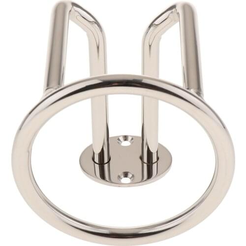 Ring Cup Drink Holder Polished Stainless Steel For Boat Yacht Truck RV Car