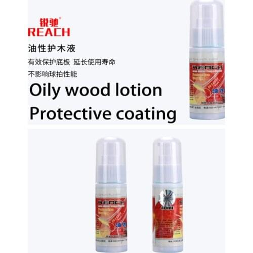 Reach protect coating for table tennis blade for ping pong racket game oily load lotion