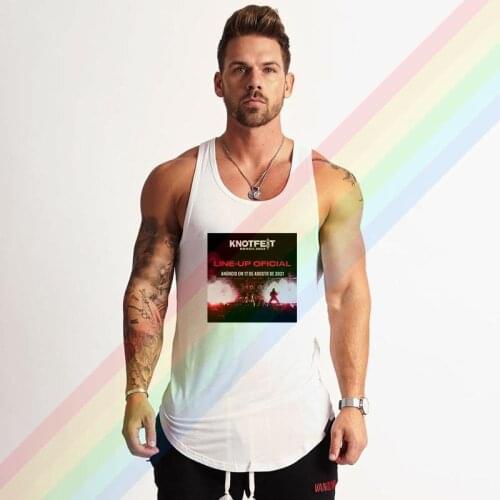 Metal Anuncio Em 17 De Agosto De 2021 Summer Soft Custom Sleeveless Design Your Own Vest Cotton Mens Muscle Tee Tank Top Shirt
