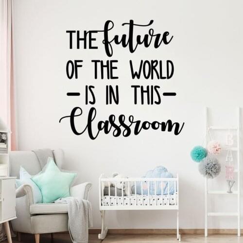 Motivational Classroom Wall Stickers Posters Inspirational Phrases Quotes for Students Teacher Classroom Decorations Posters