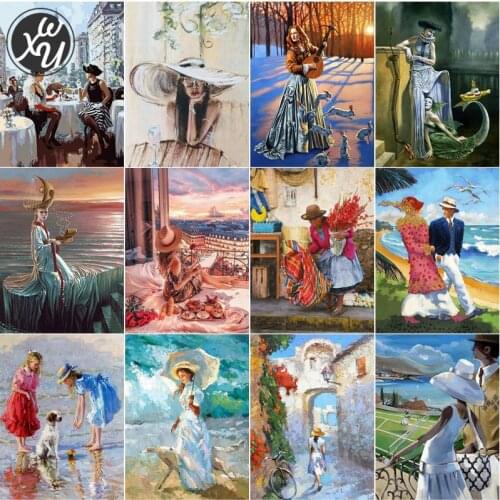 5D Diamond Painting Kits for Adults Oil Style Cross Stitch Embroidery Diamond Mosaic Rhinestones Art Accessories for Home Decor