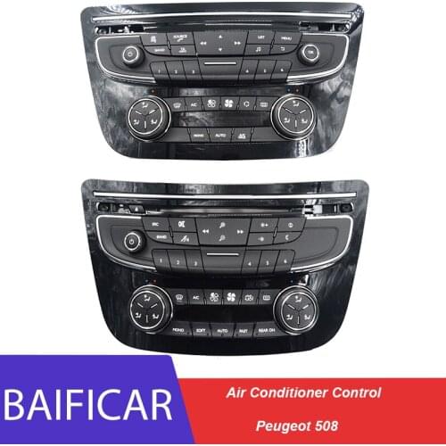 Baificar Brand New Genuine Air Conditioner Control Panel AC Conditioning CD Multi Function 98023795XZ-00 For Peugeot 508