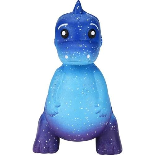 New Style Cute Galaxy Dinosaur Squishy Cream Scented Slow Rising Squeeze Toys PU Simulation Stress Relief Toy Gift For Kids