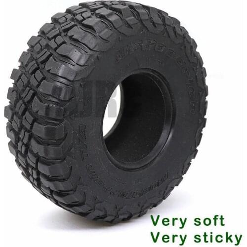 2.2-inch 120mm rubber tires for 1/10 rock track Redcat SCX10 II axial 90046 90047 RC4WD d90 d110 TF2 trx-4 RC car