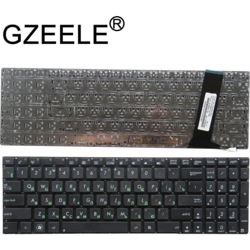 GZEELE Russian RU Keyboard for ASUS N56 N56V N76 N76V N76VB N56DY N76VJ N76VM N76VZ U500VZ N56VV N56VZ U500VZ U500 U500V black