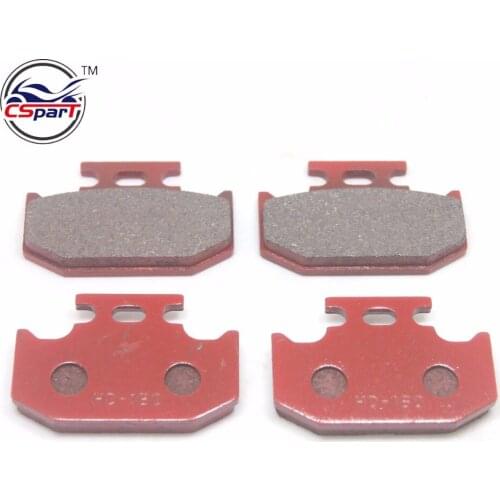 2 Pair Brake Pads for Kawasaki KDX125 KDX200 KDX250 KLX250 Suzuki DR250 DR350 YAMAHA DT125 TTR250