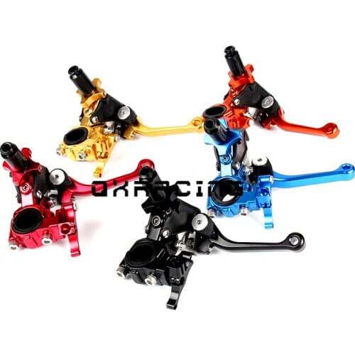 Universal Motorcycle CNC 360 degrees Folding Clutch Lever For CRF KLX YZF RMZ KAYO BSE Dirt Bike MX Motocross Enduro Off Road