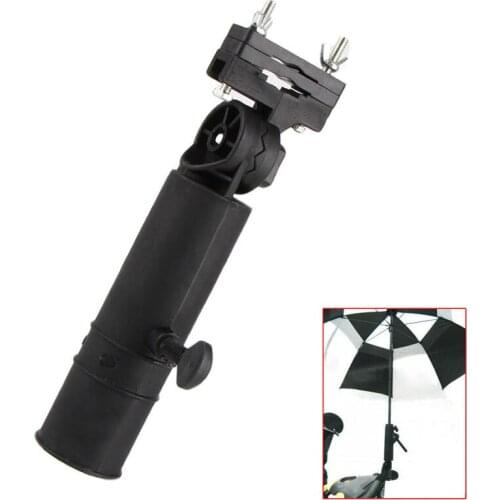 Universal Adjustable Umbrella Holder for Golf Club Trolley Cart Pushchair Easy To Install Suitable for Any Umbrella Handles