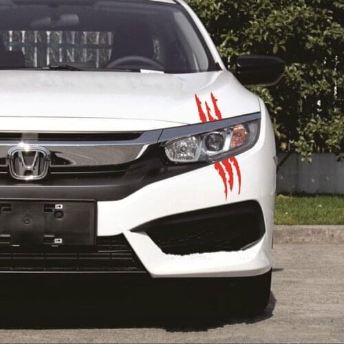 Eyebrows car stickers Lamps Reflective PET Grippers Waterproof Sunscreen Sticker For Car Boby Car Decoration 1 PC