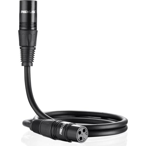 6mm XLR Male To Female Audio Cable For Microphone Home Theater Copper Balanced Audio Cable 1.8M/3M/5M Microphone Connector Cable